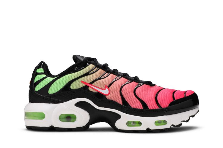 Air Max Plus Black Green Strike Flash Crimson White - CD0609-010