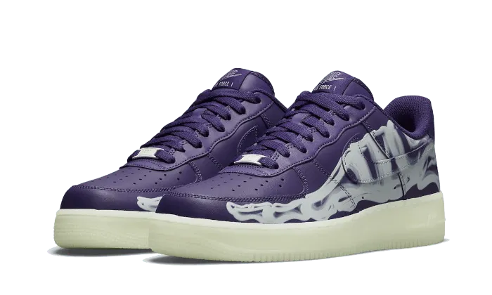 Nike Air Force 1 Low Purple Skeleton Halloween (2021) - CU8067-500