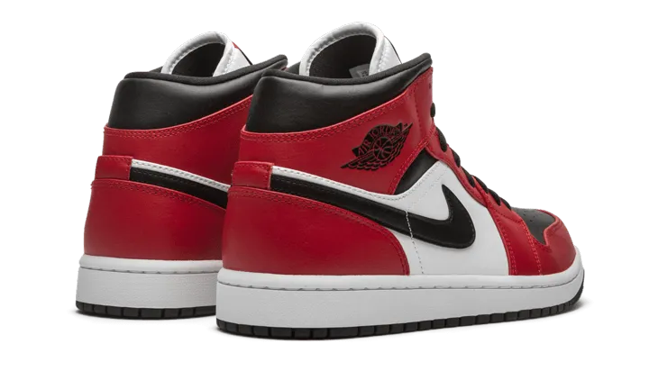 Air Jordan Air Jordan 1 Mid Chicago Black Toe - 554724-069 / 554725-069