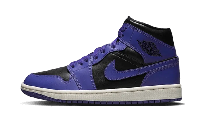 Air Jordan Air Jordan 1 Mid Purple Black - BQ6472-051