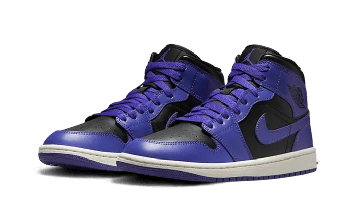 Air Jordan Air Jordan 1 Mid Purple Black - BQ6472-051