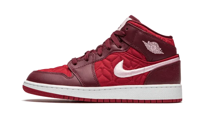 Air Jordan Air Jordan 1 Mid SE Red Quilt - AV5174-600