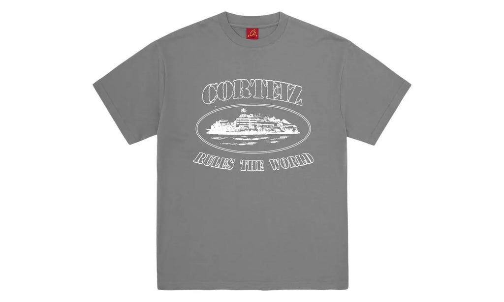 Corteiz OG Alcatraz Tee Gully Grey - CORT-COATGG-GULLYGREY