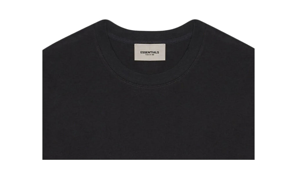 Fear of God Essentials 3D Silicon Applique Boxy T-Shirt Dark Slate/Stretch Limo/Black - FOG-FOGE3S-SBBLACK