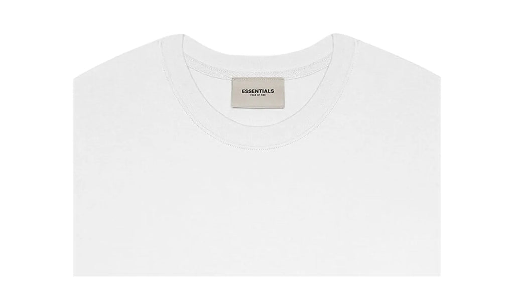 Fear of God Essentials 3D Silicon Applique Boxy T-Shirt White - FOG-FOGE3S-WHITE