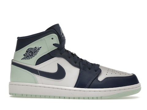 Air Jordan 1 Mid Blue Mint - 554724-413