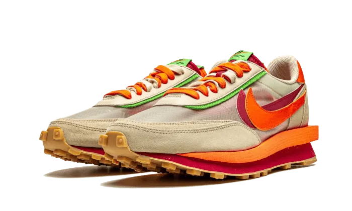 Nike LD Waffle Sacai Clot Net Orange Blaze - DH1347-100