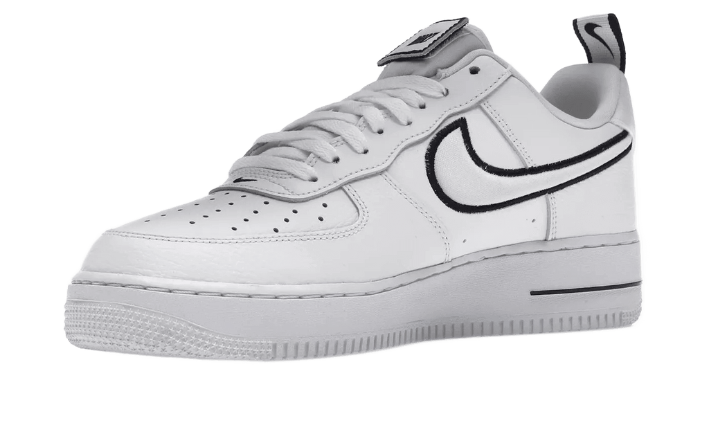 Air Force 1 Low White Black Outline Swoosh - DH2472-100