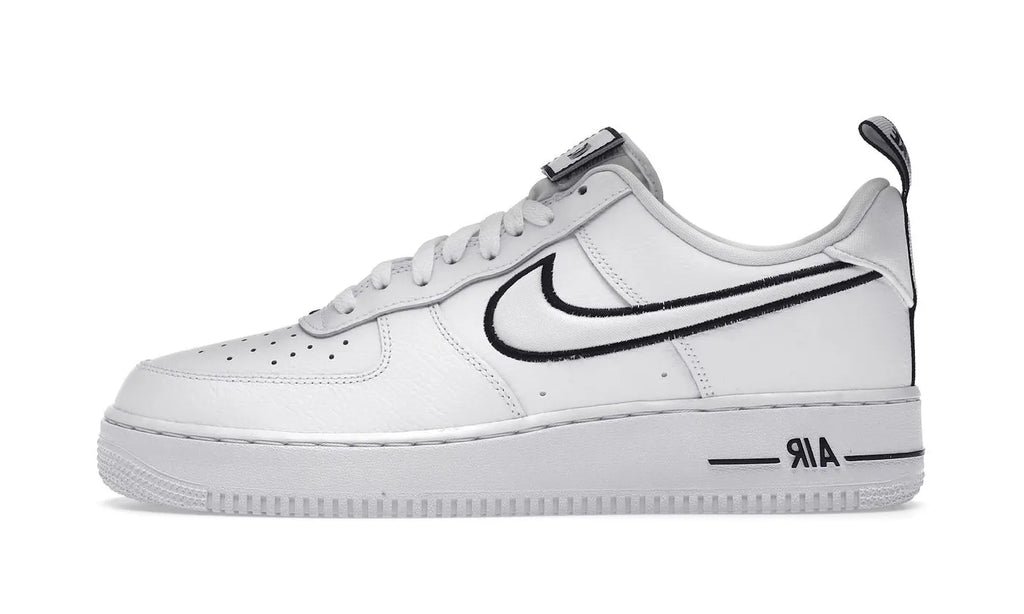 Air Force 1 Low White Black Outline Swoosh - DH2472-100