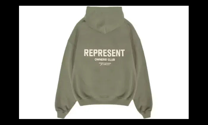 Represent Represent Owner's Club Hoodie Olive - MH4004-07