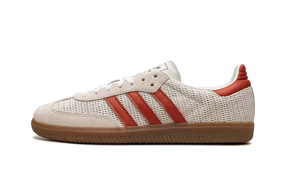 Adidas Samba OG Crystal White Preloved Red  - IG1380