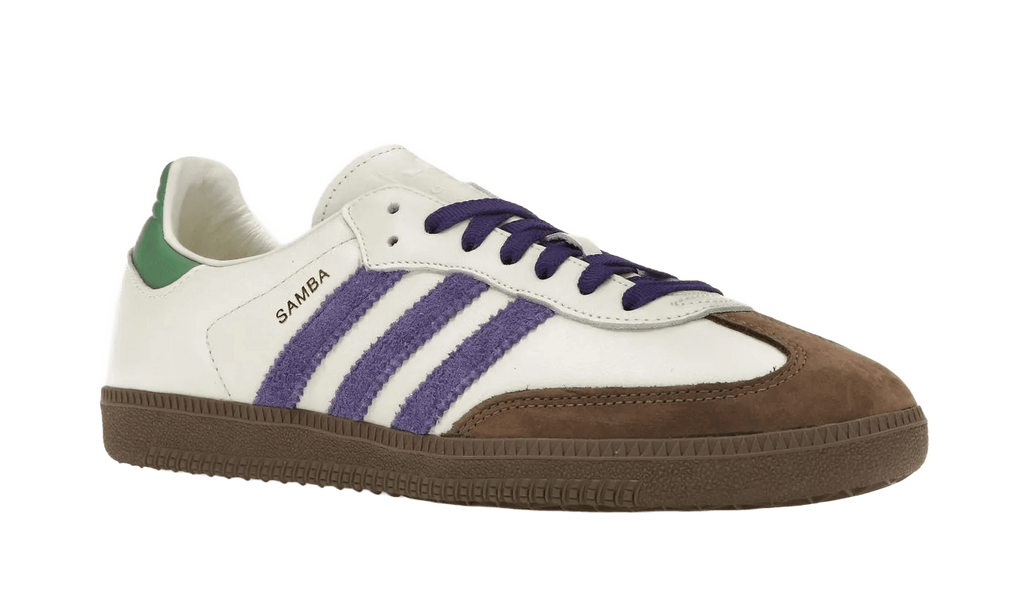 Adidas Samba OG Off White Core Purple Green Brown - ID8349