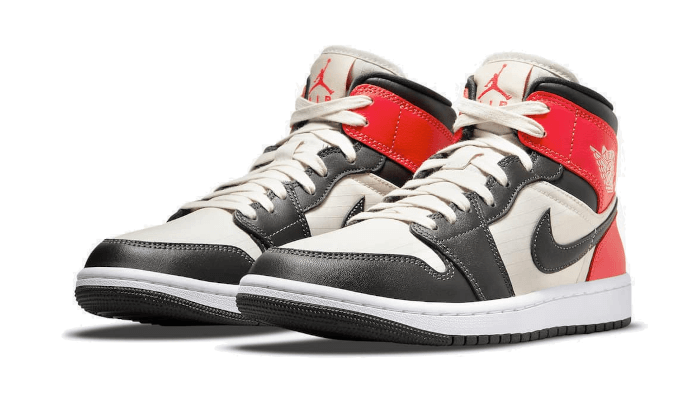 Air Jordan 1 Mid Light Orewood Brown (W) - DQ6078-100