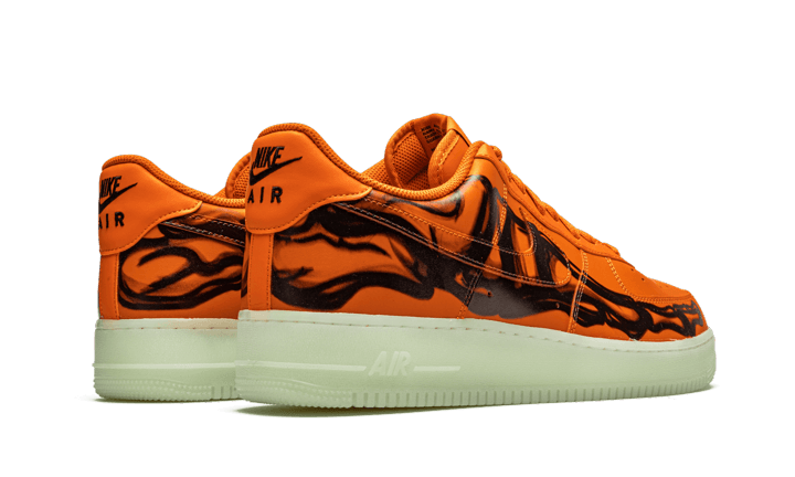 Nike Air Force 1 Low Orange Skeleton - CU8067-800