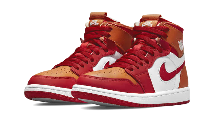 Air Jordan 1 High Zoom Air CMFT Fire Red Hot Curry - CT0979-603