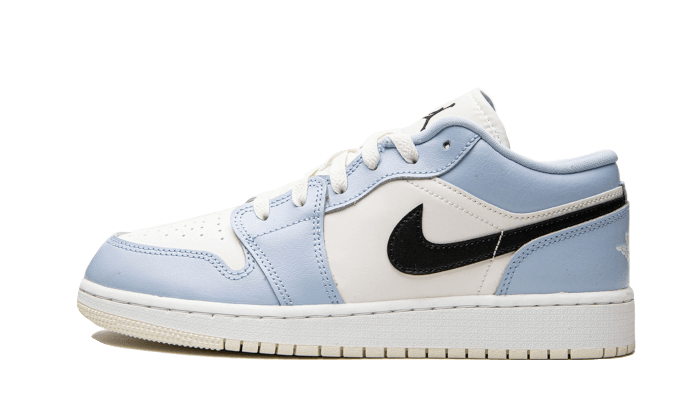 Air Jordan 1 Low Ice Blue (GS) - 554723-401