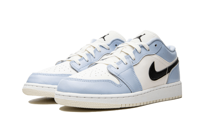 Air Jordan 1 Low Ice Blue (GS) - 554723-401