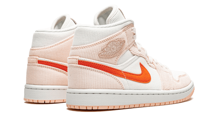 Air Jordan 1 Mid Corduroy Sail Rose - DA8009-108