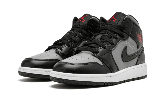 Air Jordan 1 Mid Shadow Red - 554725-096 / 554724-096