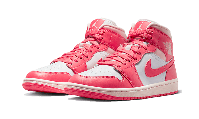 Air Jordan 1 Mid Strawberries And Cream (W) - BQ6472-186