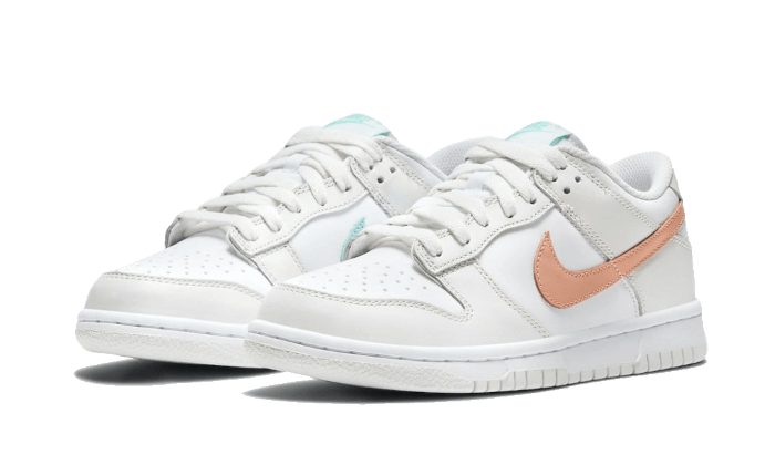 Nike Dunk Low White Bone Peach Aqua (GS) - CW1590-101