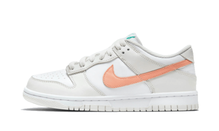 Nike Dunk Low White Bone Peach Aqua (GS) - CW1590-101